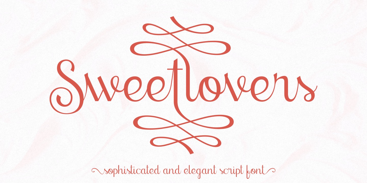 Schriftart Sweetlovers